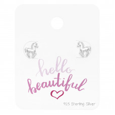 Horse Sterling Silver Set and Jewelry on Card