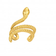 Snake Sterling Silver Ear Cuff