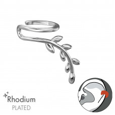 Leaves Sterling Silver Ear Cuff