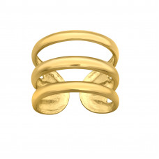 Triple Line Sterling Silver Ear Cuff