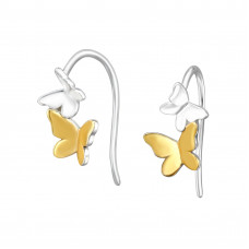 Butterfly Sterling Silver Earrings