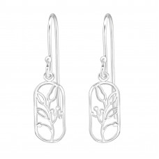 Sterling Silver Tulip Earrings