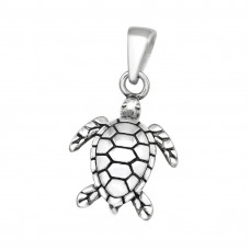 Silver Turtle Pendant