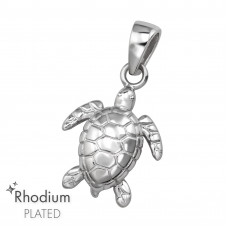 Silver Turtle Pendant