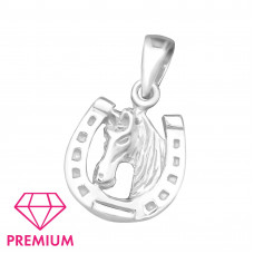 Children's Silver Horseshoe Pendant