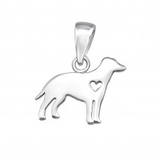 Silver Dog Pendant