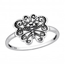 Butterfly Sterling Silver Ring