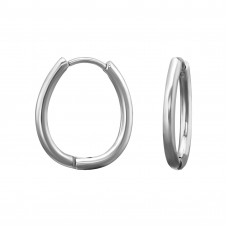 2x18mm Stainless Steel Huggie Hoops
