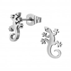 Gecko Stainless Steel Ear Studs