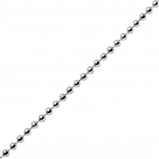 High Polish Surgical Steel Bead Ball Chain Necklace