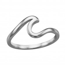 Wave Stainless Steel Ring
